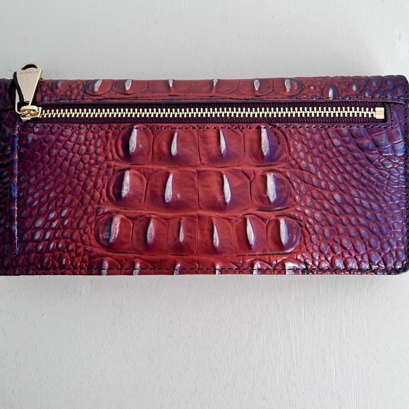 Brahmin Ady Dawning Ombré All Over Genuine Leather Wallet NWT - Picture 2 of 10